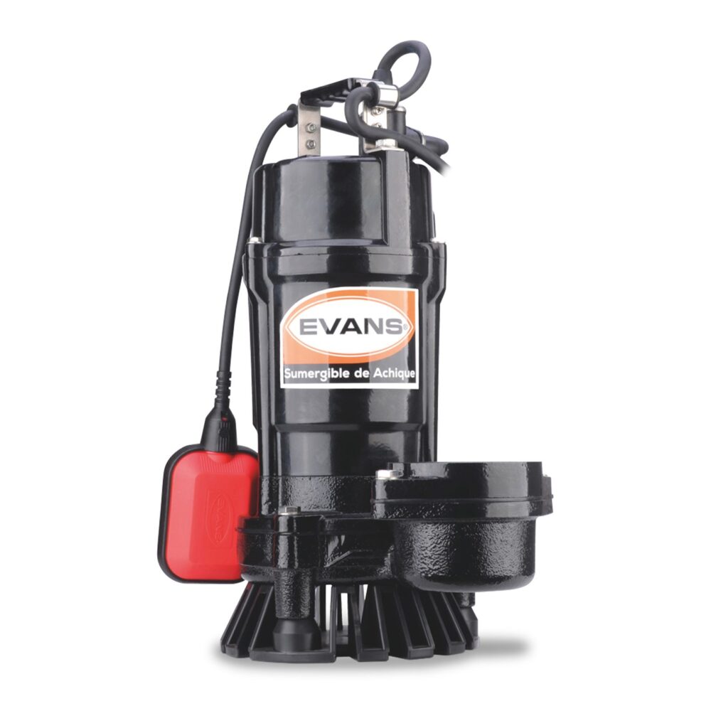 Bombas Sumergibles Evans de Efluentes 1/2 HP | SE2ME050F-F