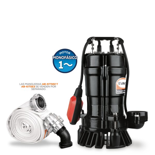 Bombas Sumergibles Evans de Efluentes 1 HP. | SE3ME100F-F - Imagen 3