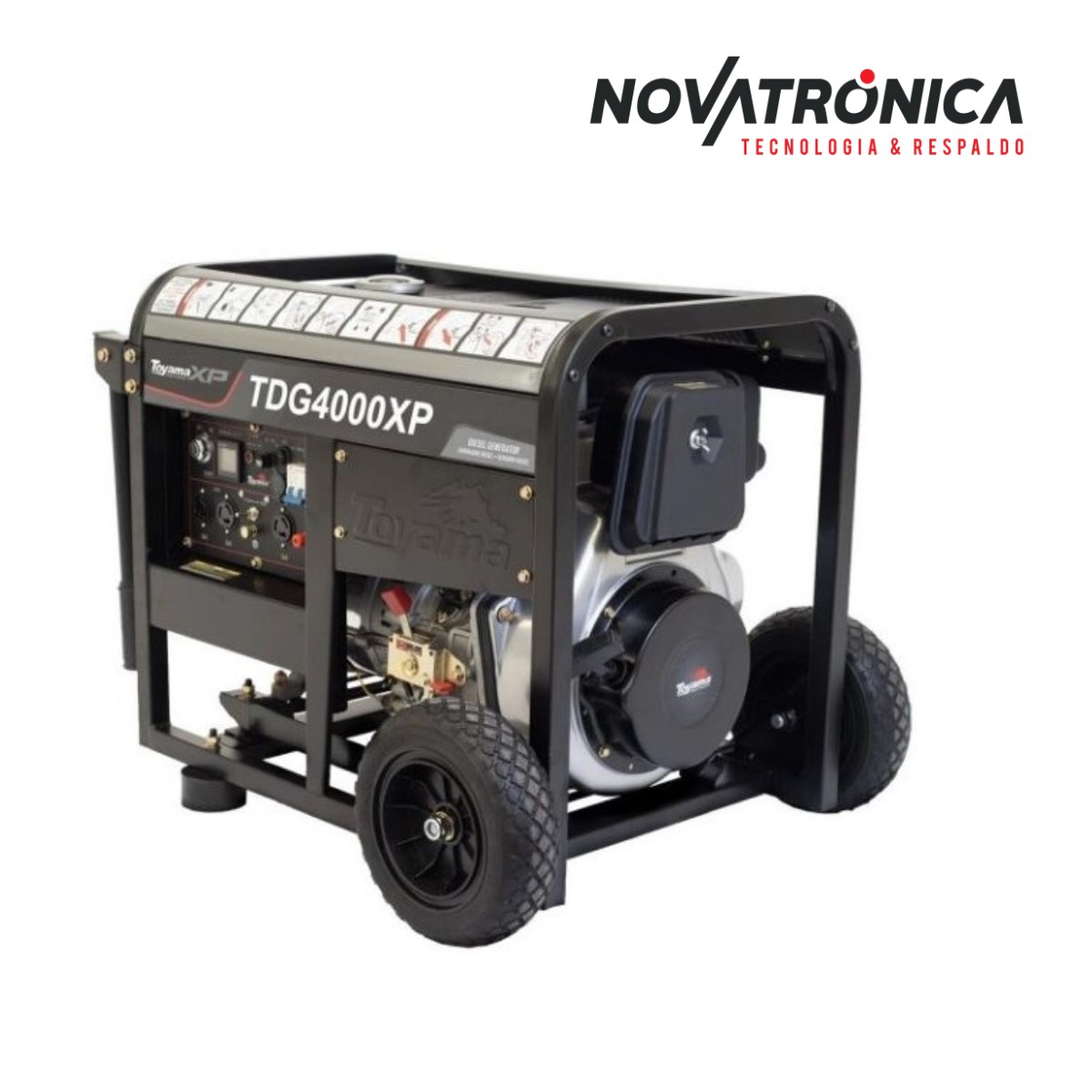 PLANTA ELÉCTRICA 4.0KW TOYAMA DIÉSEL MONOFÁSICA / AVR/ ARRANQUE MANUAL - Imagen 2