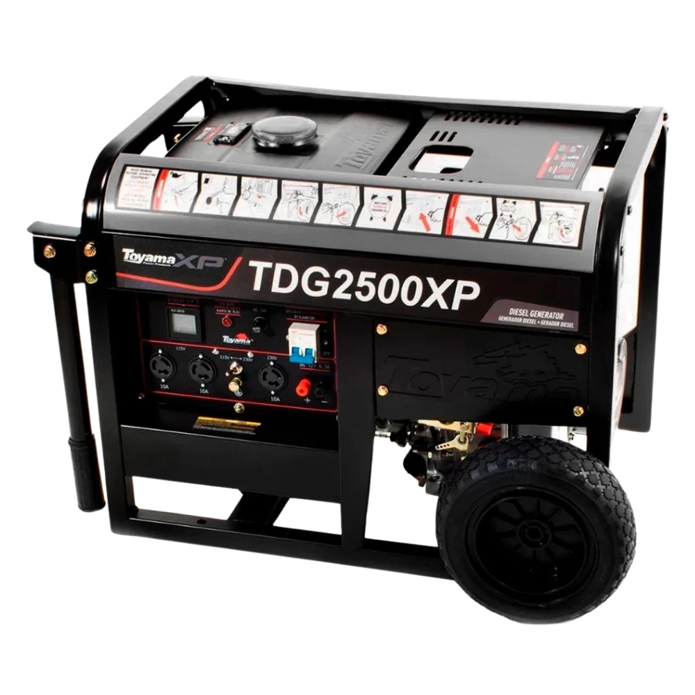 Planta Eléctrica Diésel Toyama 2.5kVA 110/220V 1F TDG2500XP