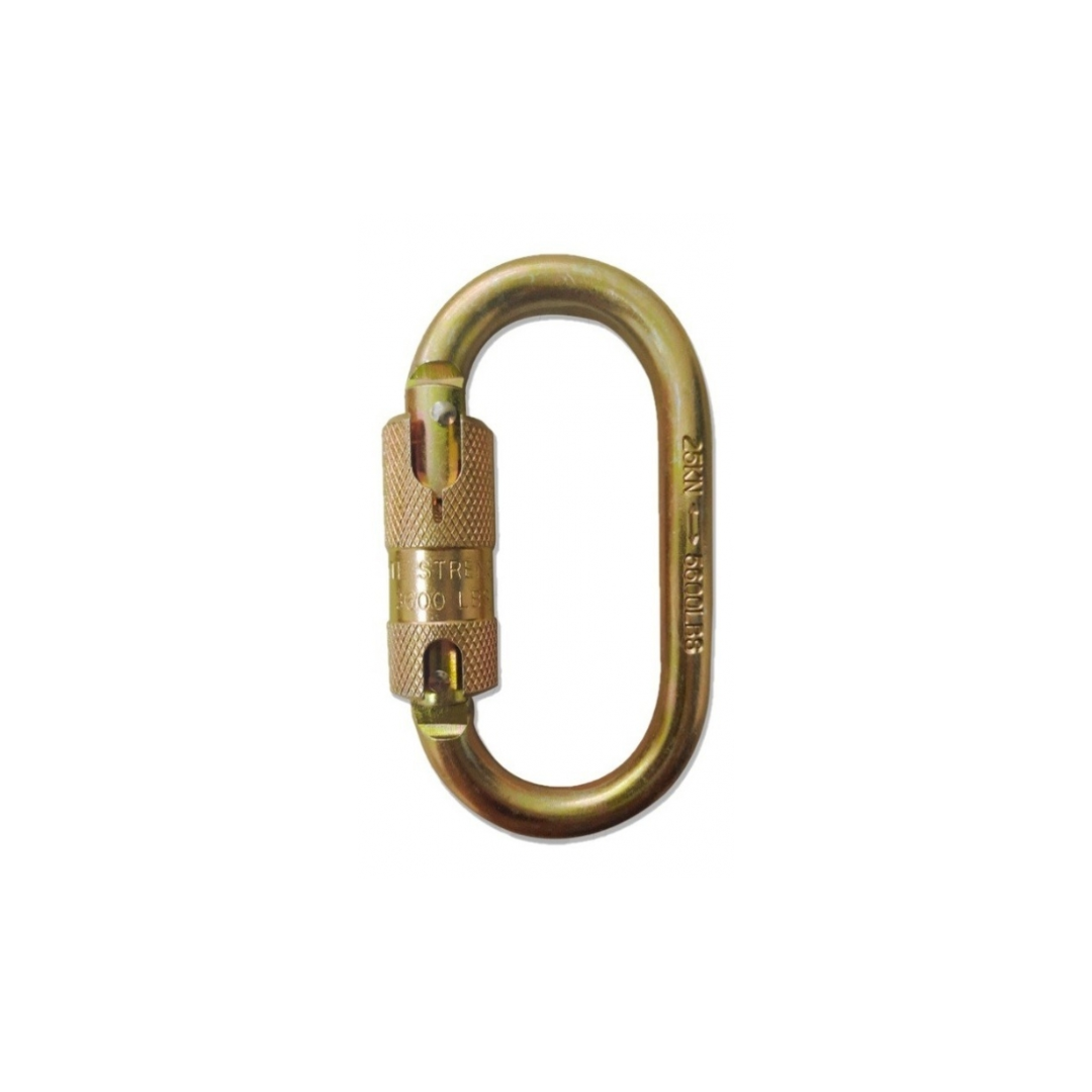 Mosquetón en Acero Ovalado LINKTECH