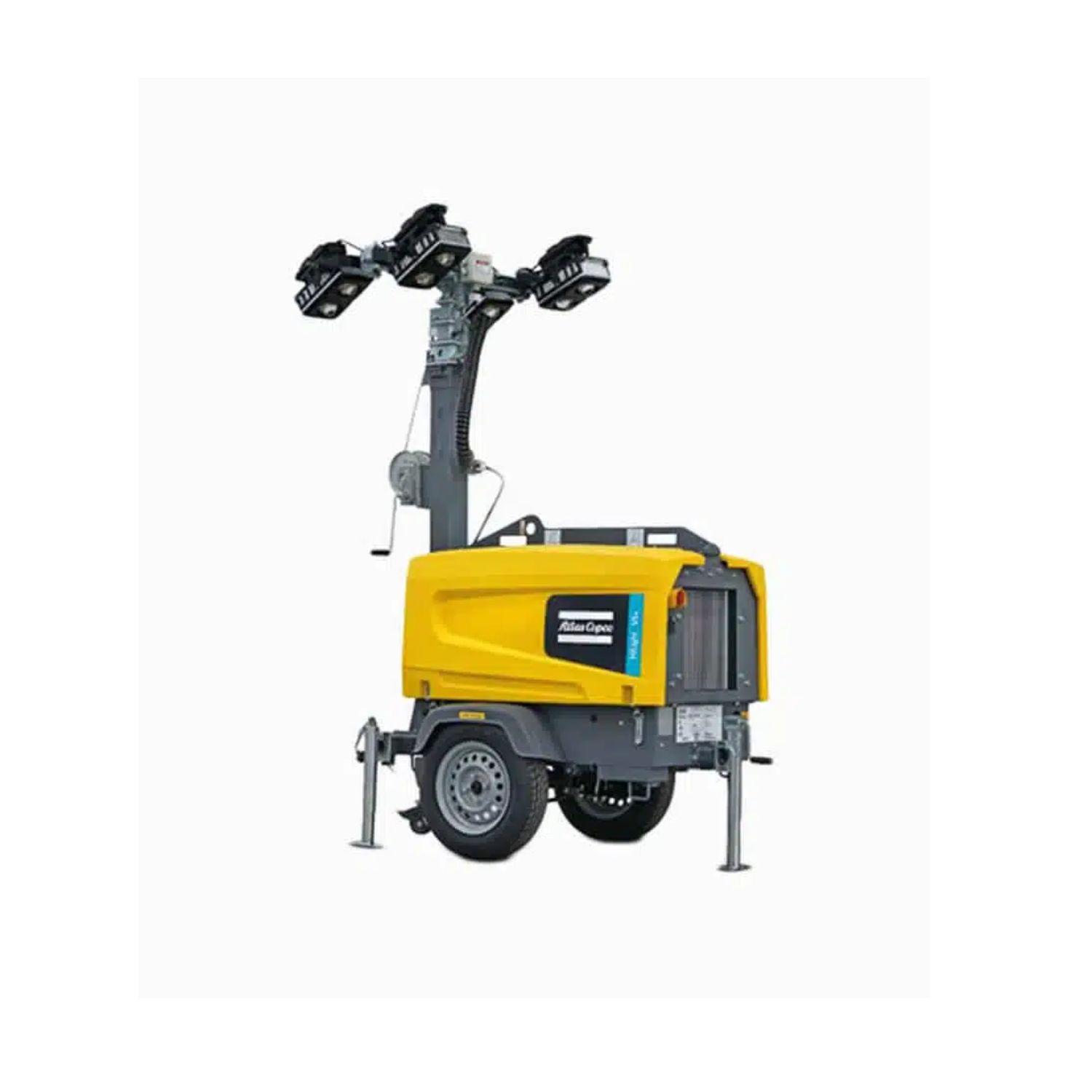 Torre De Iluminacion V4+K Atlas Copco 4 Lamparas Led 250w